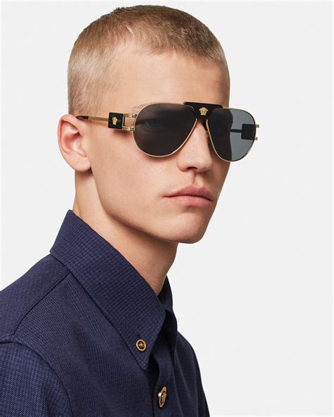 versace sunglasses aviator|versace aviator sunglasses for men.